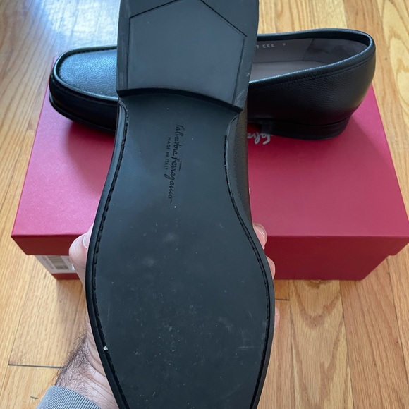Salvatore Ferragamo Adam Gancini Black Loafers main image 4